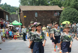 孩子參加安徽軍事冬令營的收獲