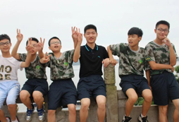 參加安徽軍事冬令營給孩子更好的未來