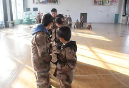 在軍事冬令營中收獲寶貴財富