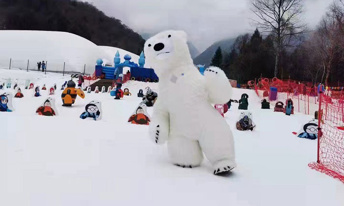 雪地北極熊