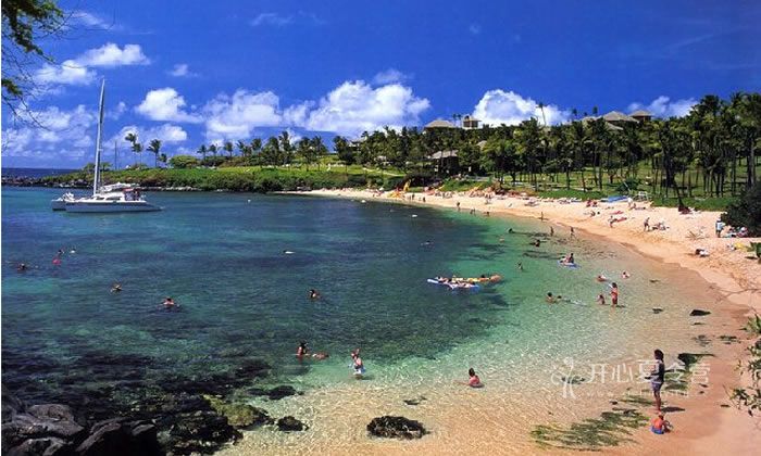 在美麗的夏威夷過假期