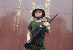 參加河南軍事冬令營改變孩子不良習慣