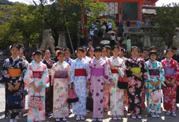 日本游學(xué)之和服體驗(yàn)及清水寺