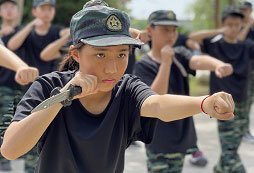 學(xué)習(xí)打軍拳