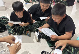 參加黃埔少將軍事冬令營讓孩子茁壯成長！