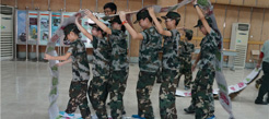 上海西點軍事冬令營成為孩子關注的焦點