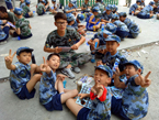 上海西點(diǎn)青少年軍事冬令營讓孩子拒絕懶惰，快樂成長