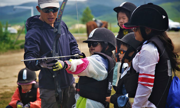 學(xué)射箭