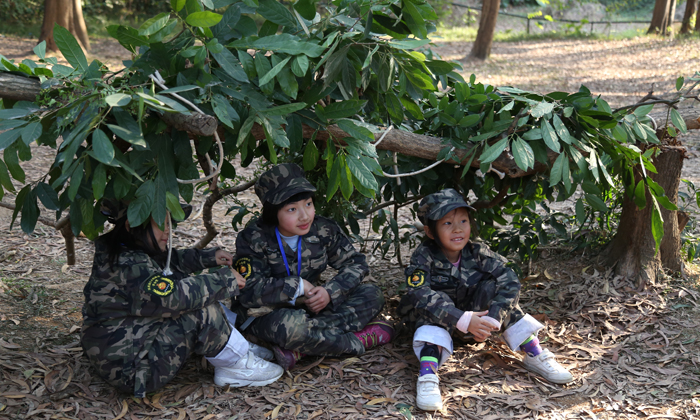 深圳觀瀾湖軍事夏令營給6-12歲中小學(xué)生帶來野外生存技能