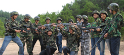 中學(xué)生軍事冬令營介紹真人CS彩彈游戲規(guī)則