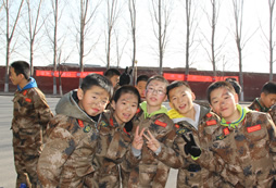 孩子們在軍事冬令營活動中的收獲